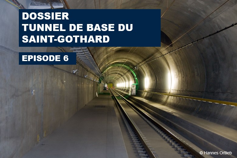Tunnel de base du Saint-Gothard (#6): l’OFT soutient le trafic marchandises de manière pragmatique