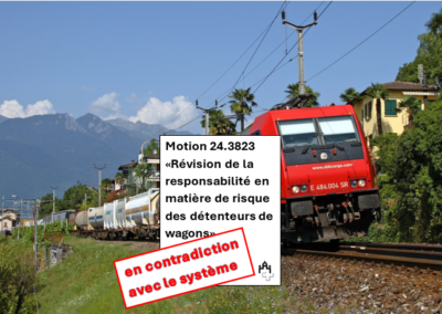 Ne pas mettre inutilement en péril le système de fret ferroviaire